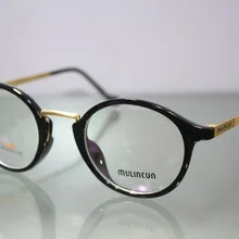 Gafas на заказ очки минус близорукие круглые большие рамки Briller чтения-1-1,5-2-2,5-3-3,5-4-4,5-5-5,5-6