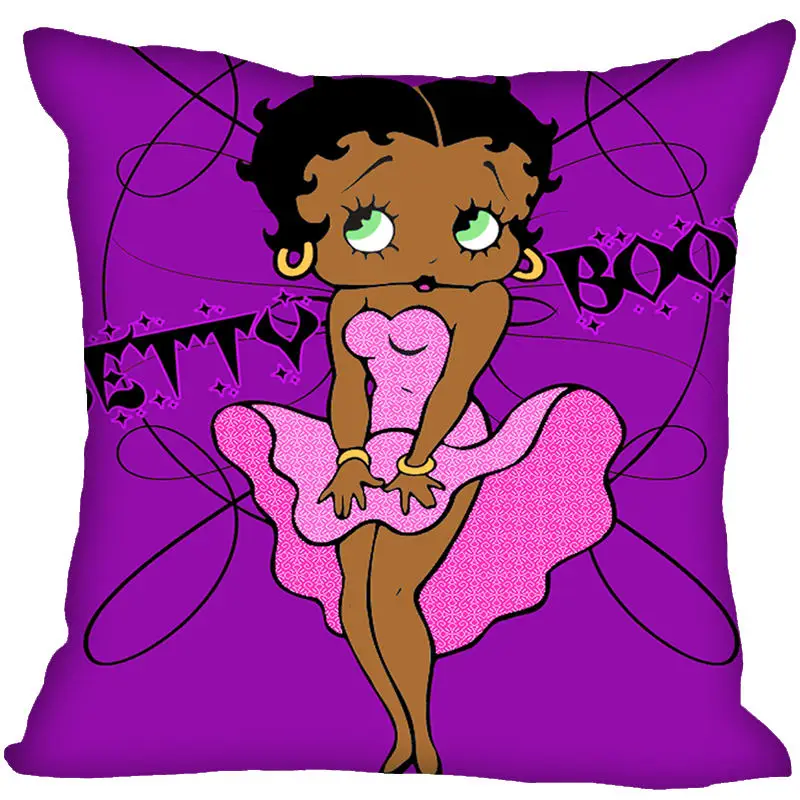 

New Arrival Betty Boop Pillowcase Wedding Decorative Pillow Case Customize Gift For Pillow Cover 35X35cm,40X40cm