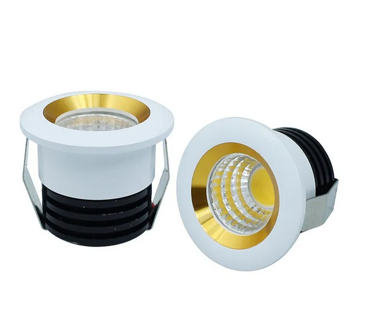 

Free shipping 5W Dimmale COB Led Downlight Mini Led Cabinet Lamps AC85-265V With Led Driver CE ROHS