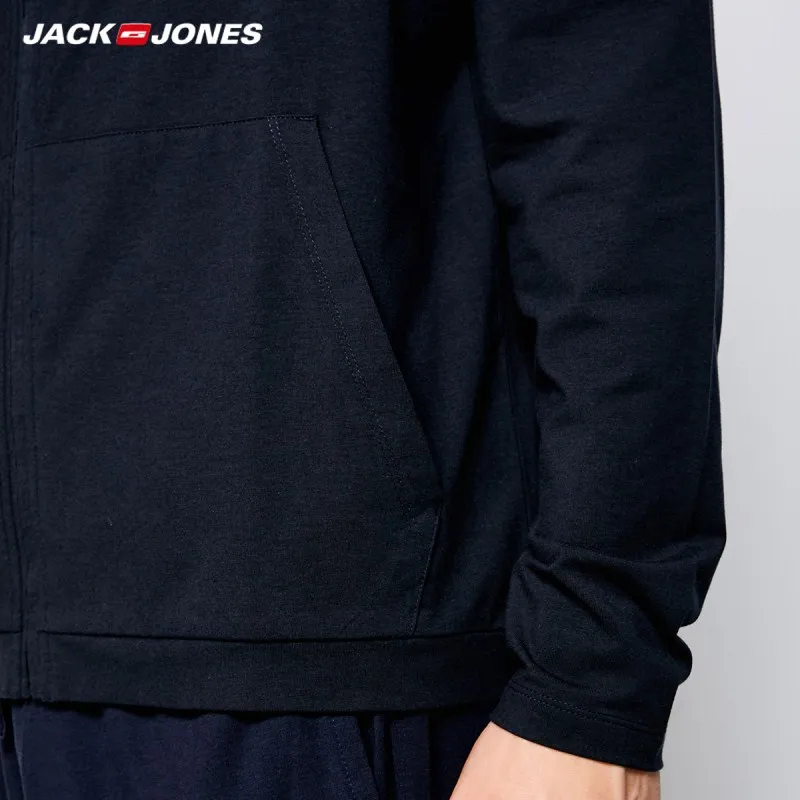 Мужская Легкая толстовка с капюшоном JackJones тонкий пуловер домашняя одежда