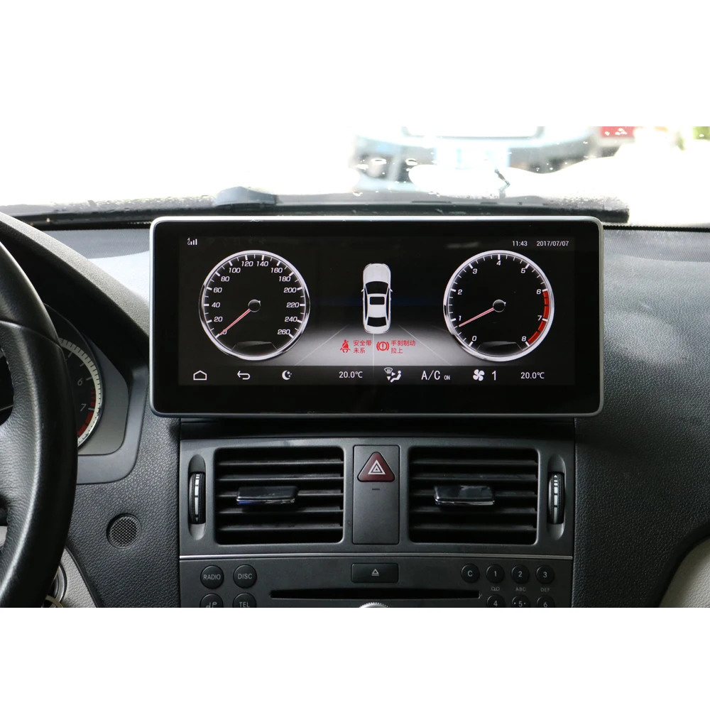10 25 &quotAndroid Дисплей для Mercedes Benz C Class W204 2008 2010 автомобилей радиомонитор gps навигации