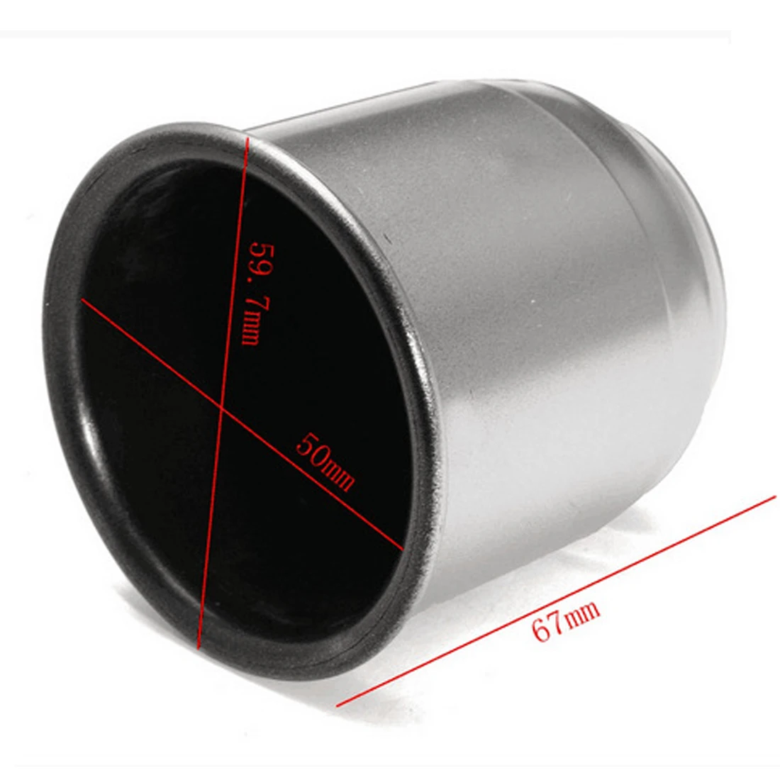 Dewtreetali 50 ملليمتر الكروم البلاستيك شفة السحب بار الكرة كاب غطاء سيارة سحب عقبة Towball حماية حامي Dewtreetali 50 ملليمتر الكروم البلاستيك شفة السحب بار الكرة كاب غطاء سيارة سحب عقبة Towball حماية حامي