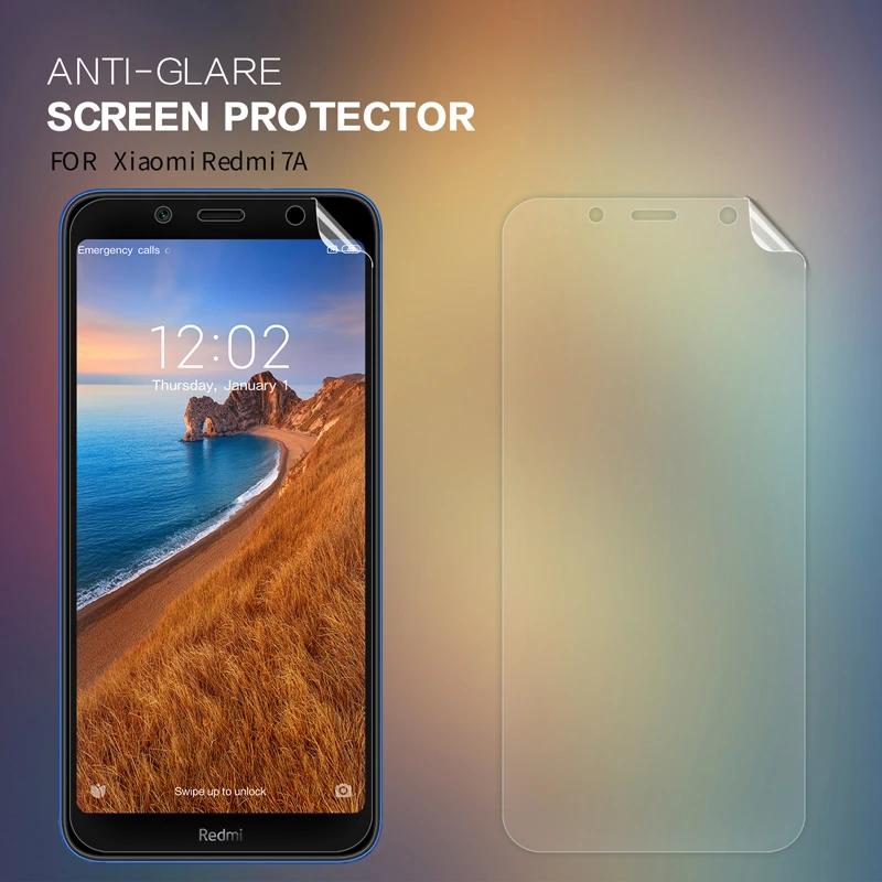 2 шт./лот Redmi 7A Защитная пленка для экрана NILLKIN сверхпрозрачная Антибликовая или