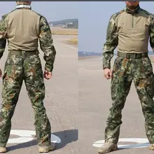 Нам армейская Военная униформа для мужские тренировочные новая одежда "Вождь" Униформа Хлопок питона тактическая тренировочная форма