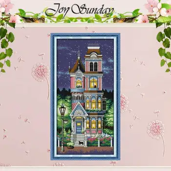 

A Quiet Night Counted Chinese Cross Stitch 11CT 14CT Handmade Cross Stitch Set scenery Cross-stitch Kits Embroidery Needlework