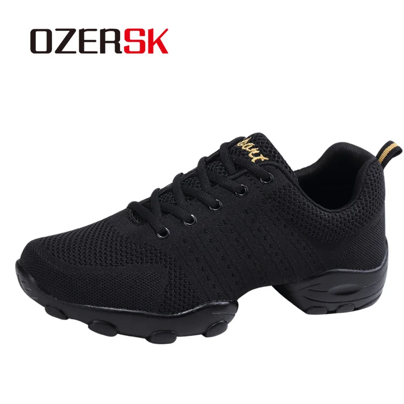 

OZERSK 2019 Men Casual Shoes Brand Men Summer Shoes Sneakers Flats Mesh Lace Up Loafers Breathable Walking Shoes Size 39~44