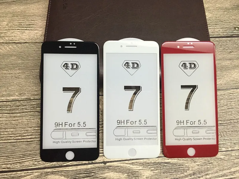 iphone 7 Plus 4D 3D tempered glass