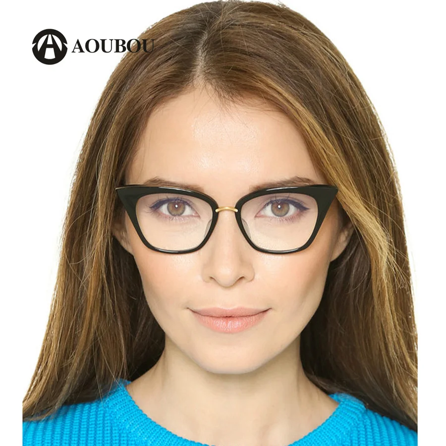 Солнцезащитные очки кошачьи глаза, оправа, очки для женщин, очки для близоруких, очки для чтения, оправа Oculos De Grau, женские, B004