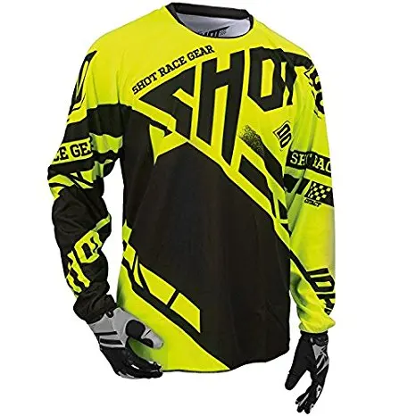 

Men Riding Tops Cycling Team Moto Jersey Shirt MX MTB Off Road Mountain Bike DH Bicycle DH BMX Moto Cross Cycling Jersey yellow