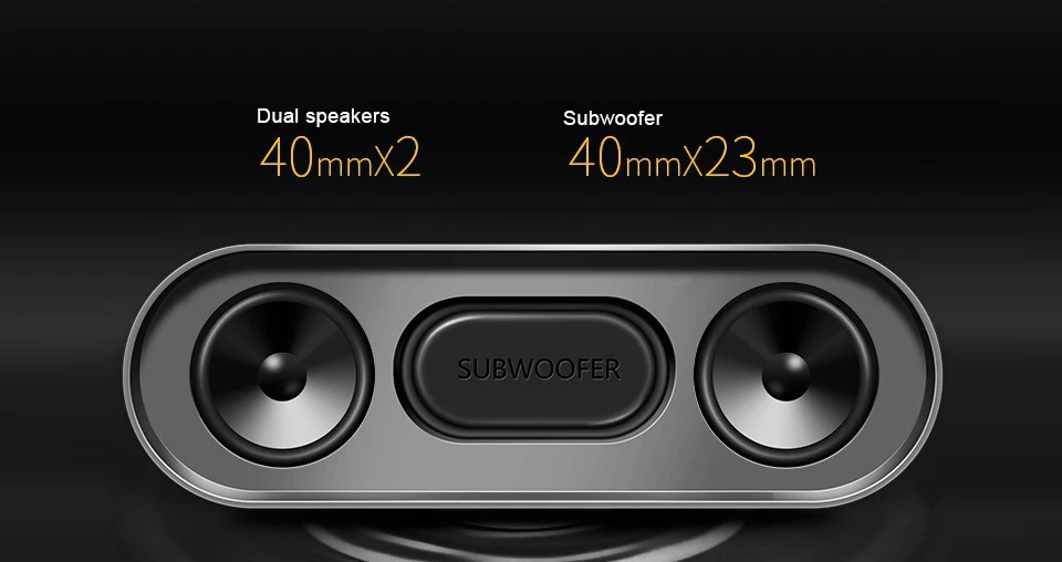 Magift Wireless Soundbar Subwoofer Bluetooth Speaker Support Line in Handsfree TF Desktop altavoz for Phone PC for Xiaomi (3)