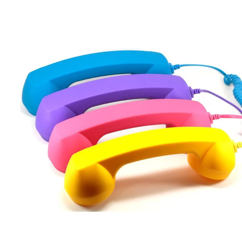 Popular Product  3.5mm Mini Microphone For Radiation Protection Handset Wired Control With Telephone Handset For Iph 