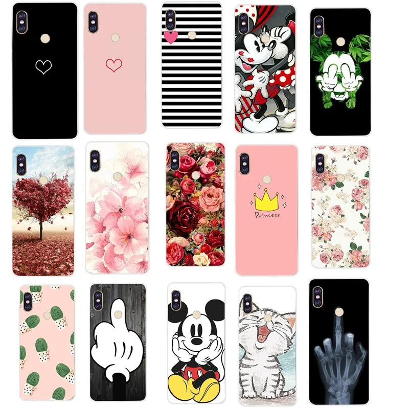 

Silicone Case For Xiaomi Redmi Note 5 Case 5.99' Print Cover Phone Cases for Xiomi Redmi note 5 pro 4 4X 5A 5 Plus fundas Coque
