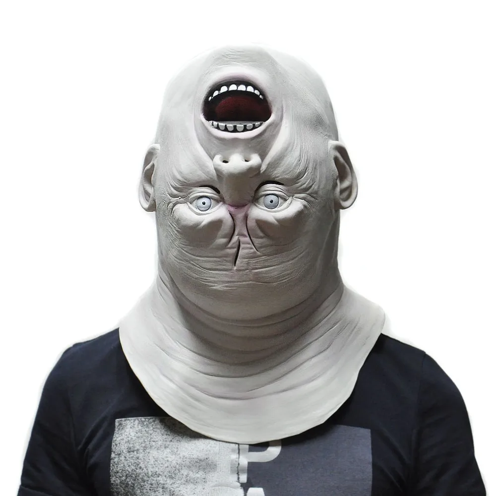 

Scary Halloween Devil Latex Masks Creepy Upside-down Ghost Adult Mask Horror Movie Cosplay Prop Supplies