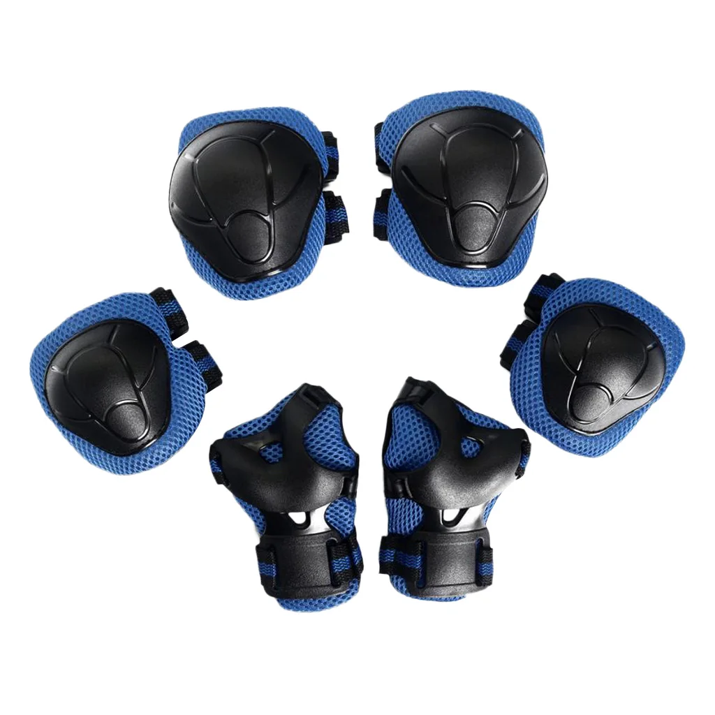 6 Pcs Kids Children Inline & Roller Skating Scooter Knee Wrist Elbow Pad Guard for Roller Skating Scooters Skateboards Cycling 6 Pcs Kids Children Inline & Roller Skating Scooter Knee Wrist Elbow Pad Guard for Roller Skating Scooters Skateboards Cycling