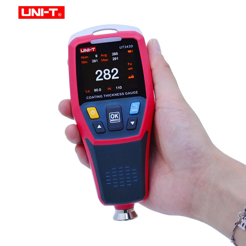 US $96.49 Thickness Gaugeuni T Ut343d Digital Coating Gauge Meter Thickness Tester Car Detector Automotive Coating Car Paint Tester Meter