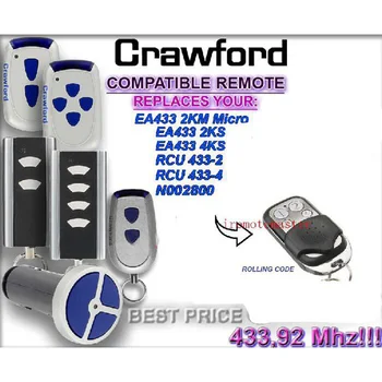 

4pieces Crawford EA433 2KM MICRO,EA433 2KS RCU433 compatible remote control replacement beautiful