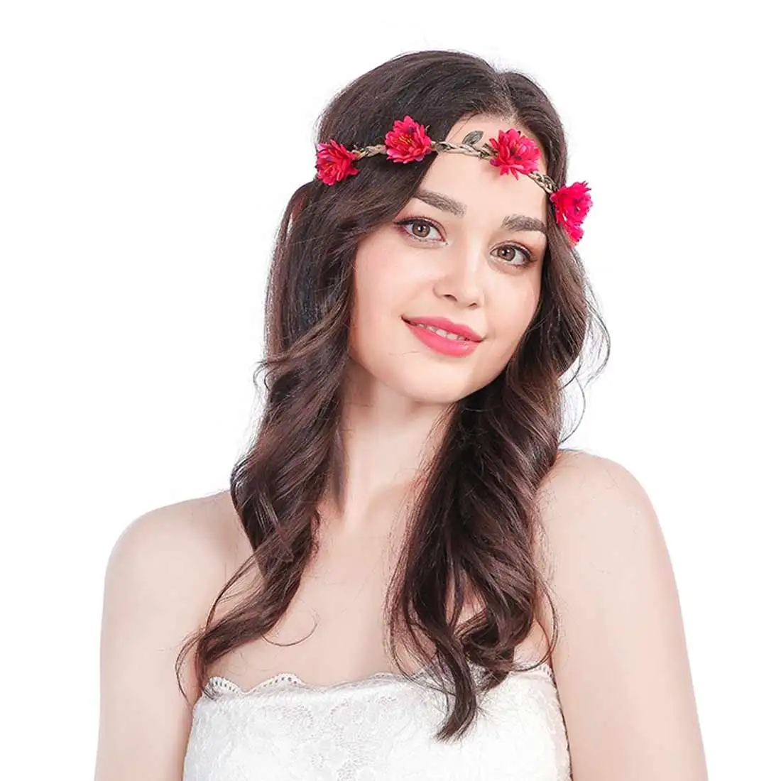 2019 New Years Floral Crown Fashion Flower Headband for Beatuiful Girls Crown Hair Accessories Party Stylish diademas para muje 2019 New Years Floral Crown Fashion Flower Headband for Beatuiful Girls Crown Hair Accessories Party Stylish diademas para muje