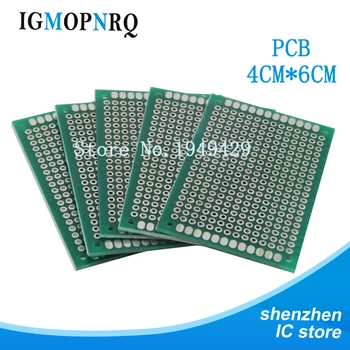 

100pcs pcb High-quality!! Double Side Prototype PCB diy Universal Printed Circuit Board 4x6cm Hot sale