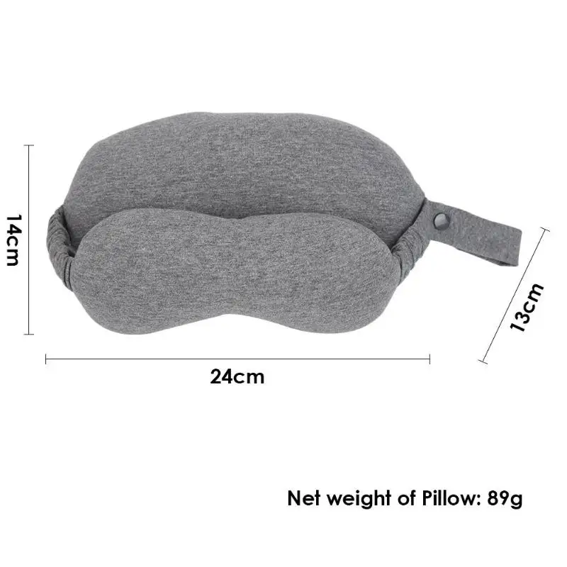Полезная портативная компактная Подушка для путешествий, маска для глаз 2 в 1-мягкие очки, подушка для поддержки шеи, для самолета, офиса, одежда для сна