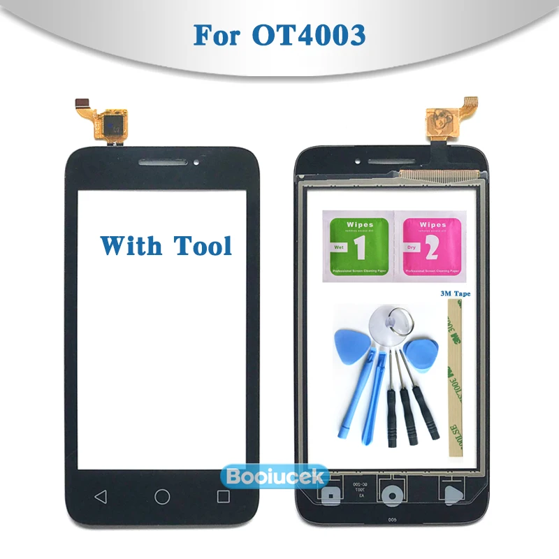 Высокое качество 4 0 &quotдля Alcatel One Touch Pixi 3 (4) OT4003 сенсорный экран дигитайзер Датчик