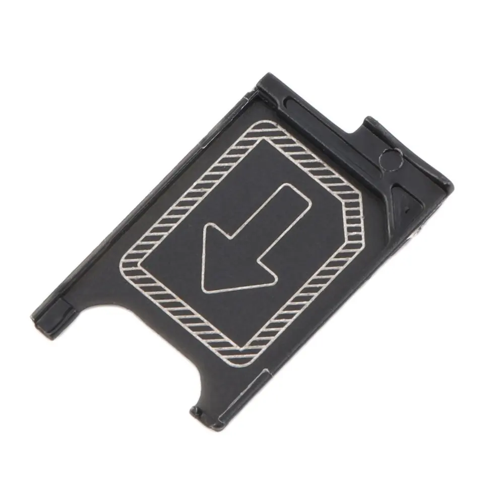 

2 Pcs New Black Micro Sim Card Tray Holder Slot Replacement For Sony Xperia Z3 Z3 Compact Mobile Phone Accessories