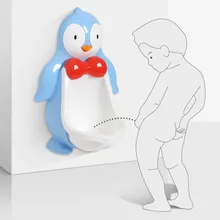 Высокое качество, новинка года, Детская подставка для маленьких мальчиков, вертикальный писсуар, настенный писсуар с пингвином