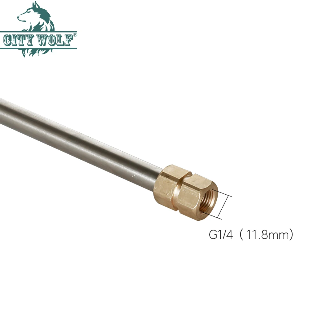 City Wolf мойка высокого давления Удлиняющая Металлическая Насадка M22x1.5 G1/4