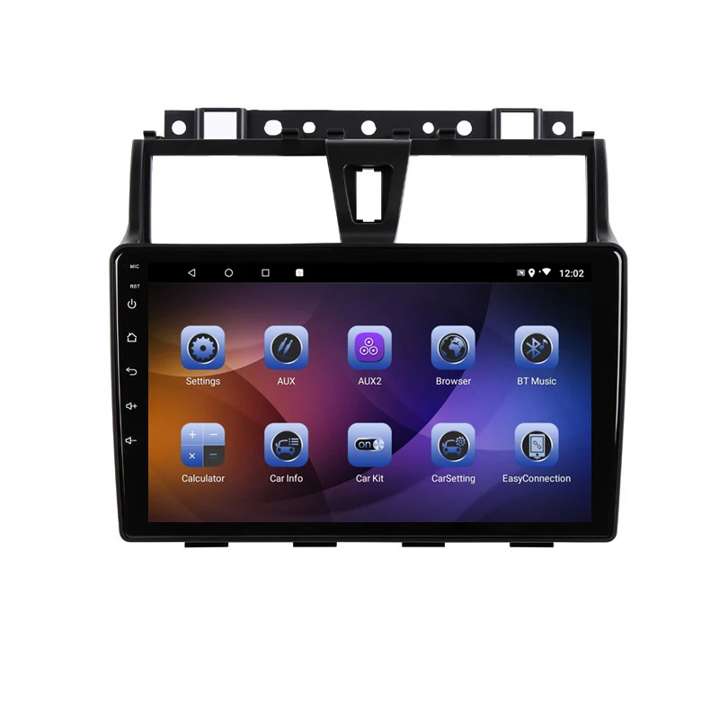 Best 9" 4G RAM 2.5D IPS 8 CORE Android 9.1 Car DVD Multimedia Player GPS GEELY Emgrand EC7 2015 2016 car radio stereo navigation 1