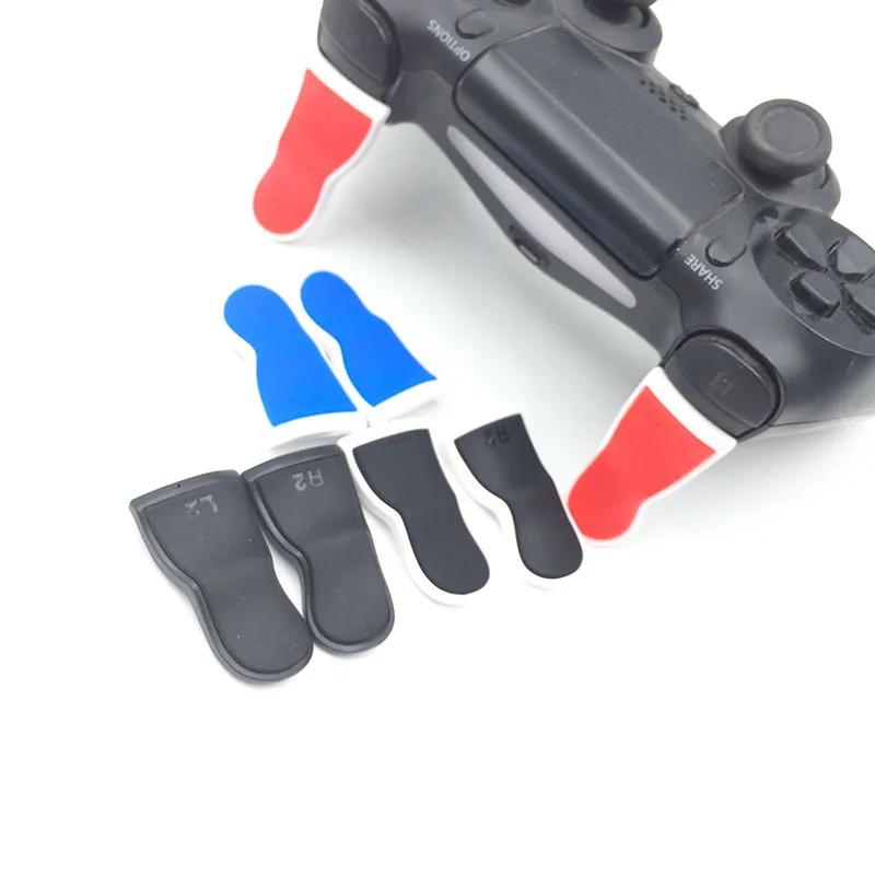 40 Комплекты Пластик резиновая L2 R2 Расширенный триггеры кнопки для Игровые приставки 4 PS4 Dualshock игровой контроллер триггер Extender