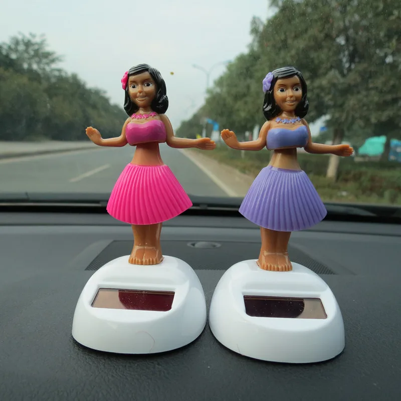 OHANEE Twisted ass beautiful hula girl Solar Doll car ornament Shake Doll Dance pendant decoration accessories