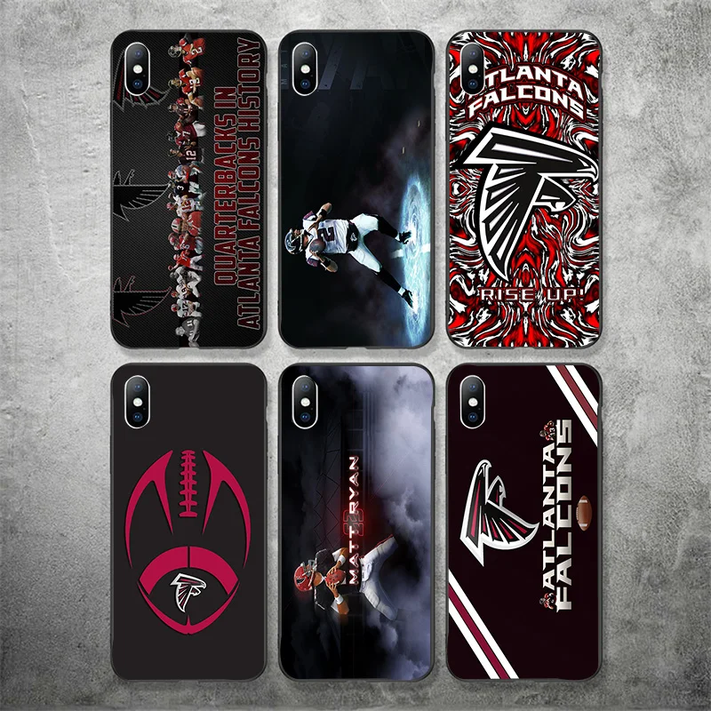 Yinuoda Atlanta Falcons чехол для телефона NFL Matt Ryan Iphone DIY рисунок мягкий TPU X XR XS MAX 7 8 plus 6 S 5s SE