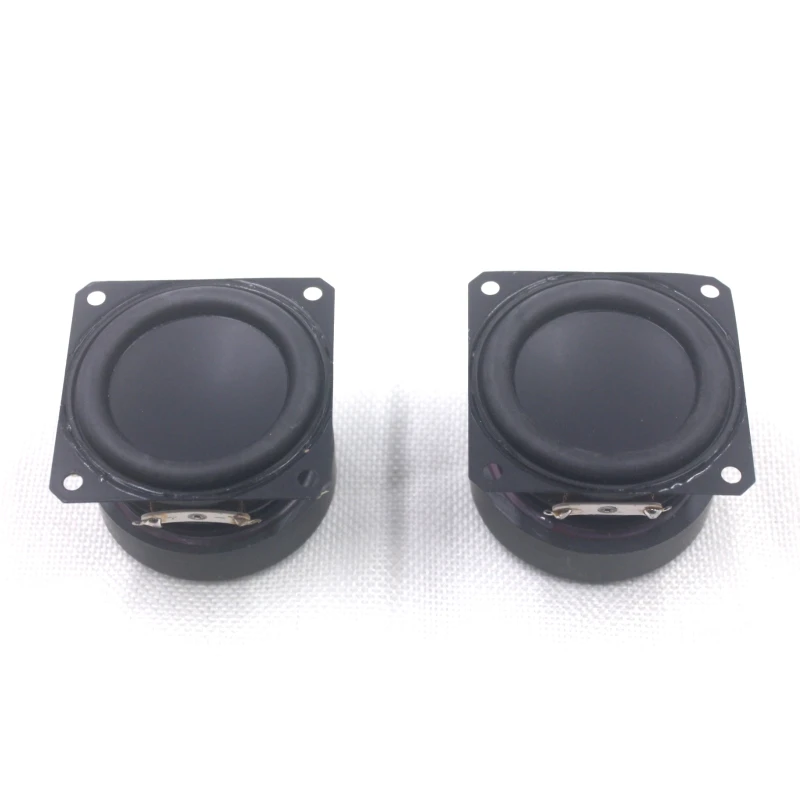 2pcs Lot De 2 Pulgadas De 4 Ohmios 3w Los 52mm Audio del Altavoz De Gama Completa De Altavoces Multimedia De Bricolaje Mini Est/éreo Caja Accesorios