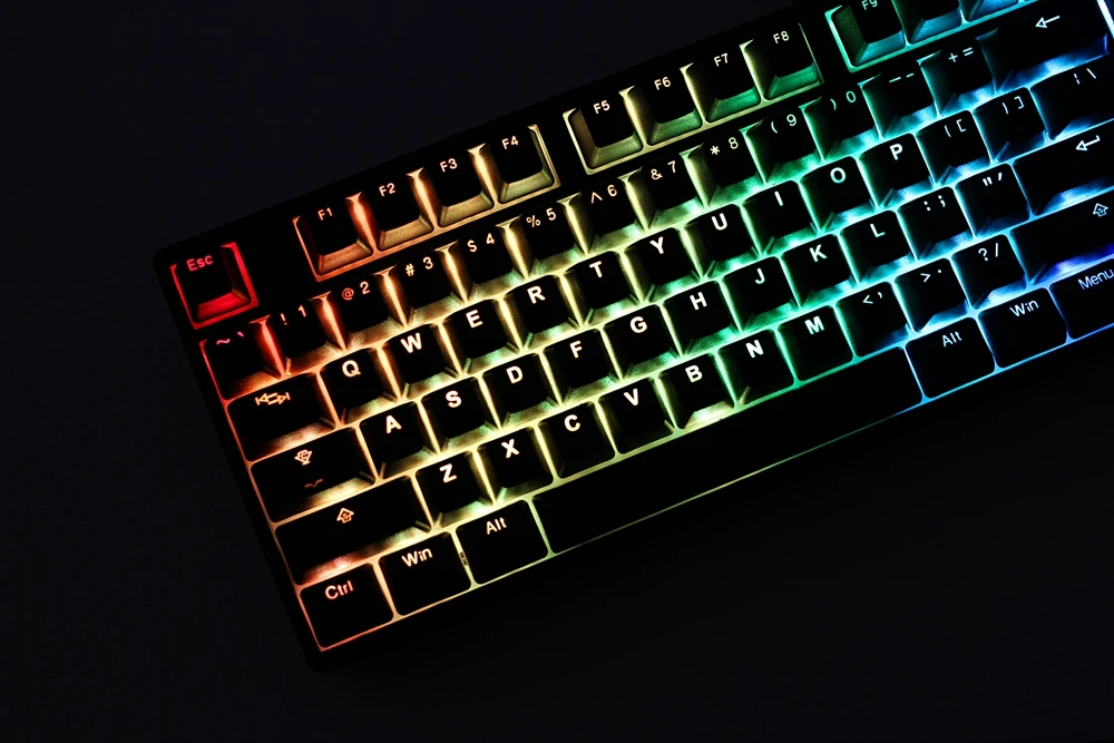 Taihao pbt двойные колпачки для клавиш самостоятельной сборки игровая механическая