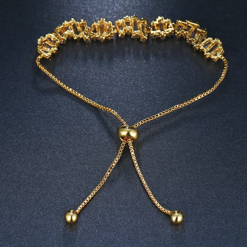 EMMAYA Fashion Women Rhinestone Cubic Zirconia Bracelet Fashion Adjustable Bangles Jewelry Nice Bracelet Gift - Image 4