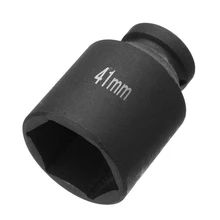 6 точка 41 мм Глубокая ударная головка 1/" ходовой винт гайка ось ступицы Гайка хром ванадиевая сталь