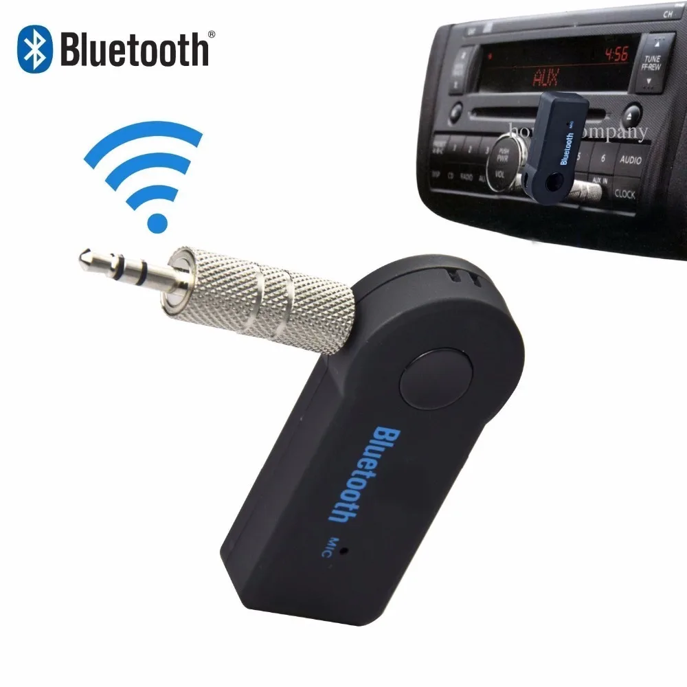 Mini Wireless Bluetooth Handfree Car Adapter 3.5mm Stereo