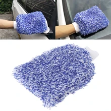 Перчатка для ухода за автомобилем плюшевая мягкая микрофибра полотенце из микрофибры для чистки машины Детализация