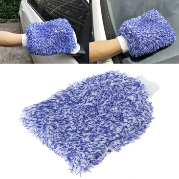 

Car Care Glove Plush Soft Microfibre Wash Mitt Microfiber Car Cleaning Detailing