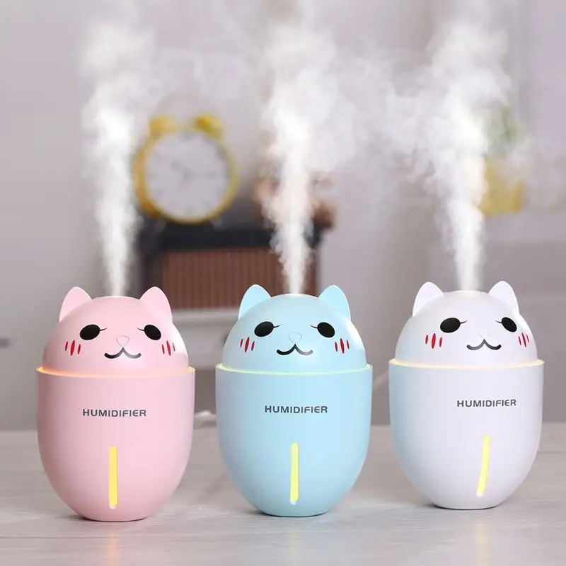 Multi Function Cute Pet Air Humidifier With LED Night Light And Mini