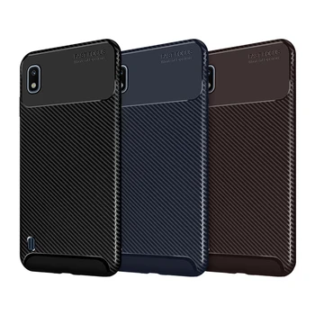 

500pcs Carbon Fiber Soft TPU Case For Samsung Galaxy A6S M30 M20 M10 A90 A80 A70 A60 A50 A30 A10 A20E A20S A10S Shockproof Cover