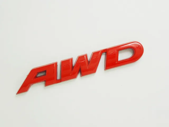 3D ‘AWD’ Logo Car Front Grille Car Emblem universal 2016 NEW-in Emblems
