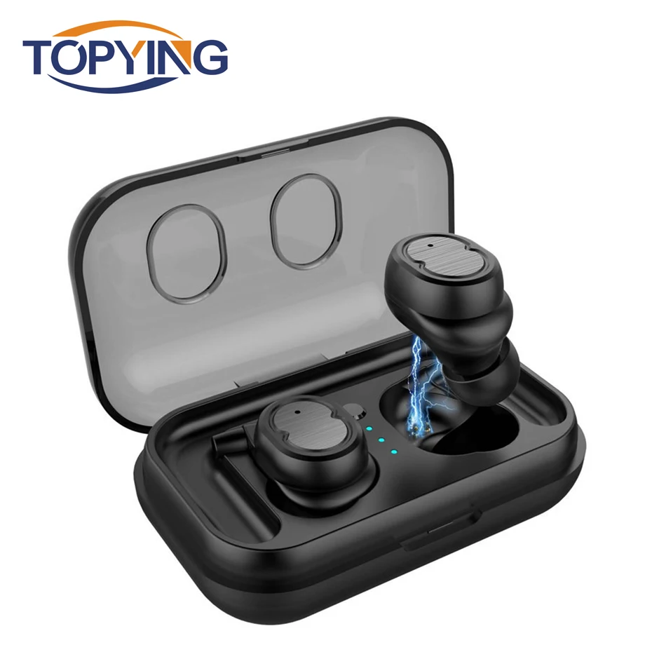 

Touch Control Mini Wireless Earbuds Stereo Earphone Waterproof Bluetooth Handsfree 5.0 Headphone With Microphone for iPhone