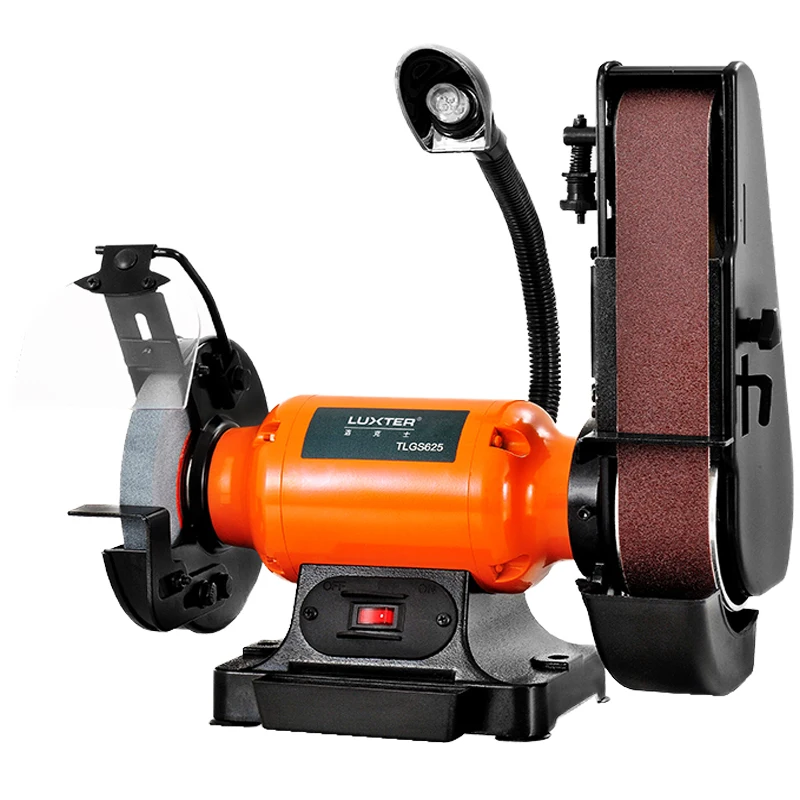 US $115.69 Polisher 6 Inch Bench Wheel Belt Machine Belt Machine Grinding Machine Woodworking Polishing Tool