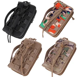 Cartera EDC táctica de utilidad portátil, bolsa Molle para teléfono, bolsillo para tarjeta, bolso militar para caza al aire libre