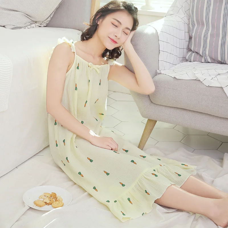 spaghetti strap nightie cotton