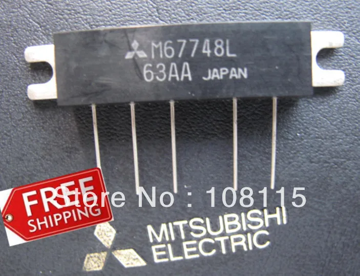 Mitsubishi Rf Amplifier Power Module M67748Lin Transistors from