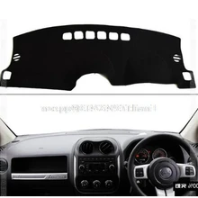 Для jeep compass 2011 2012 2013 dashmats аксессуары для стайлинга автомобилей крышка приборной панели коврик RHD