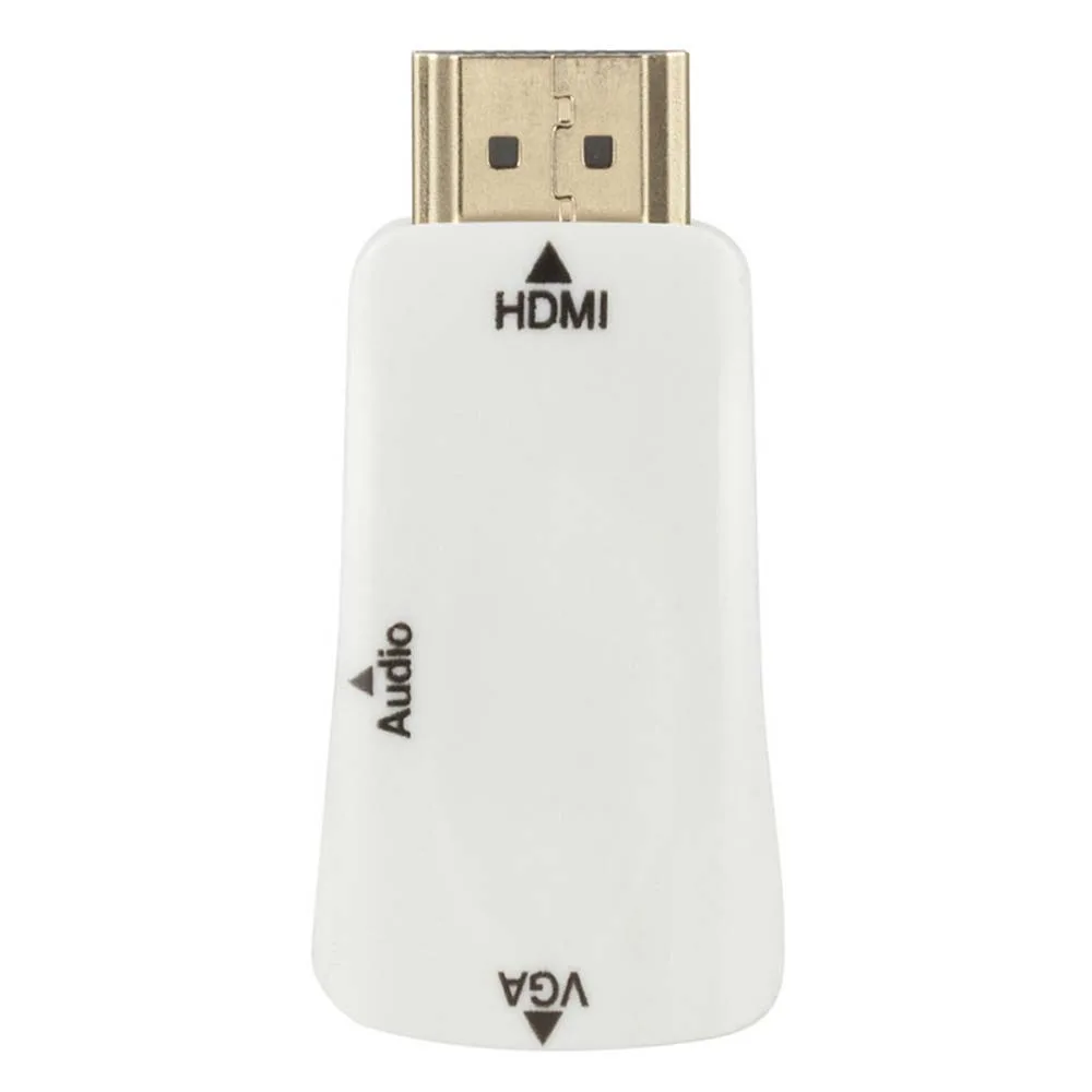 YuBeter HD 1080P HDMI в VGA конвертер адаптер с 3,5 мм аудио кабель мужчин и женщин для ПК ноутбук планшет Монитор Проектор DVD