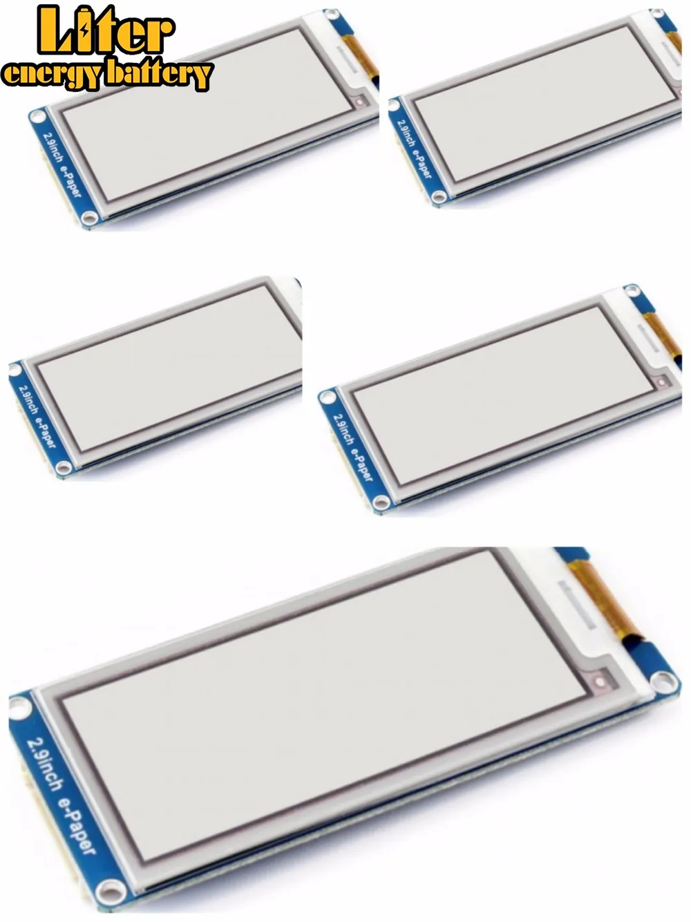 5 шт./лот 2 9 дюймовый модуль дисплея E Ink ''электронная бумага 296x128 три цвета