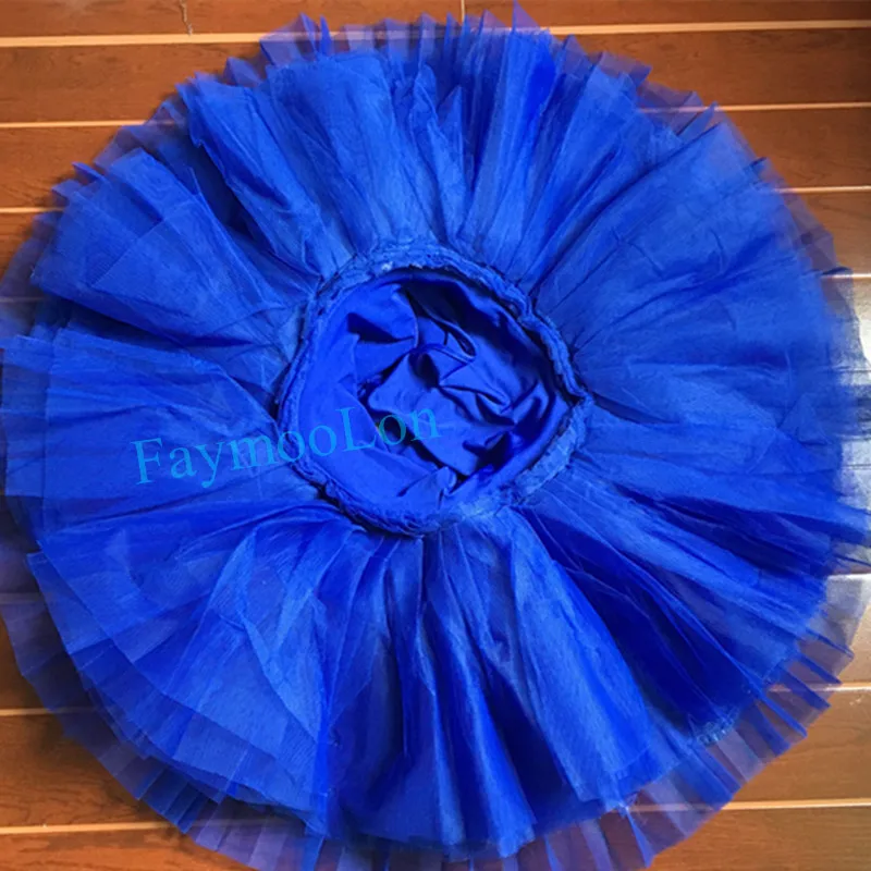 Azul profissional ballet tutu meninas vestido de